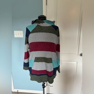 LuLaRoe Amber Striped Hoodie